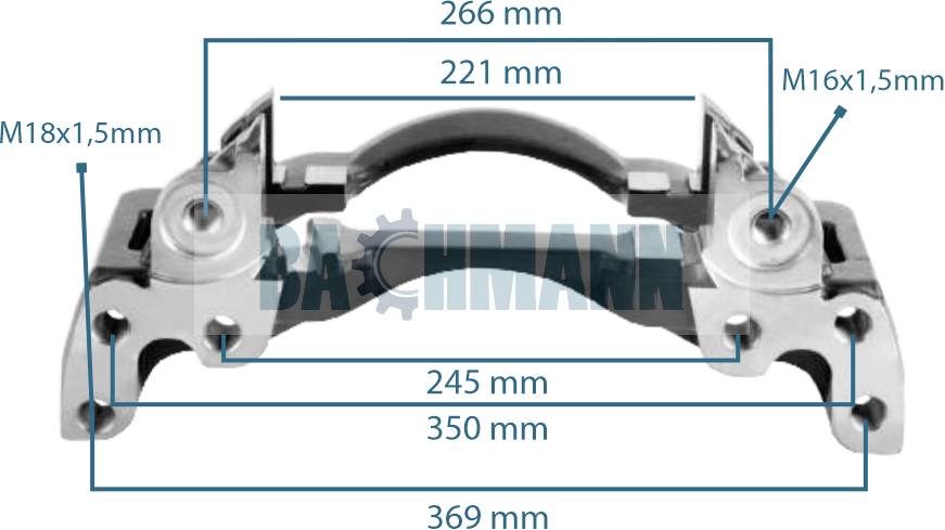 Caliper Carrier MAXX19 Left