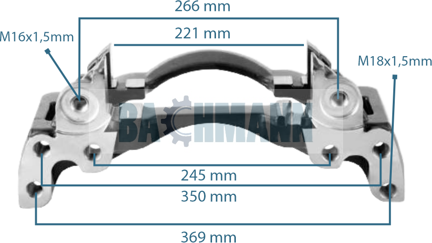 Caliper Carrier MAXX19 Right