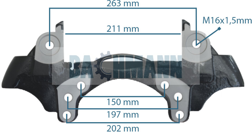 Caliper Carrier Left VALX Axle